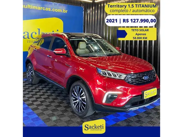 Carro Ford Territory 2021 Titanium 1.5 Turbo EcoBoost GTDi