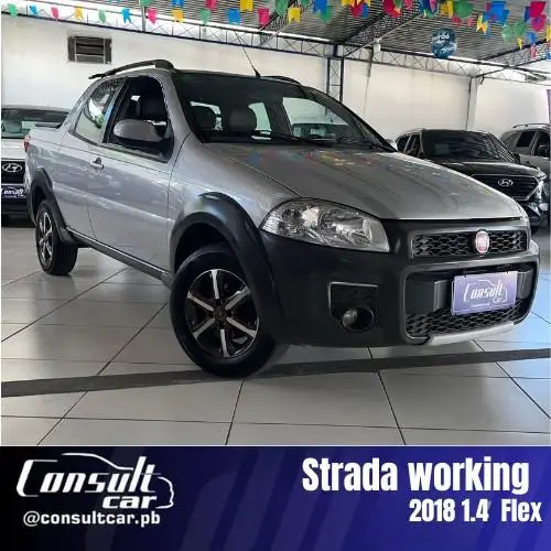 Carro Fiat Strada 2018 Hard Working 1.4 (Flex) (Cabine Dupla)
