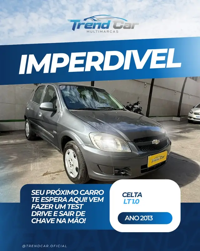 Carro Chevrolet Celta 2013 LT 1.0 (Flex)