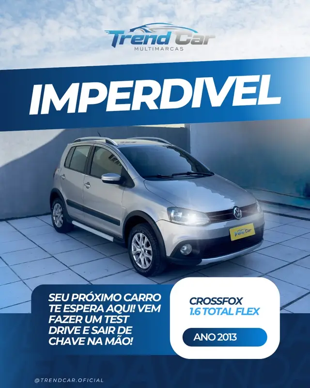 Carro Volkswagen CrossFox 2013 1.6 VHT (Flex)