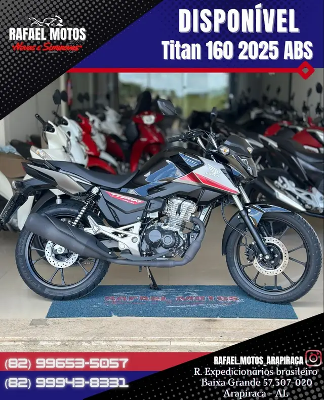 Moto Honda CG 160 2025 Titan