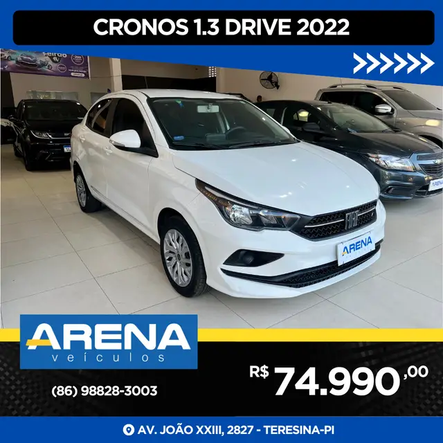 Carro Fiat Cronos 2022 Drive 1.3