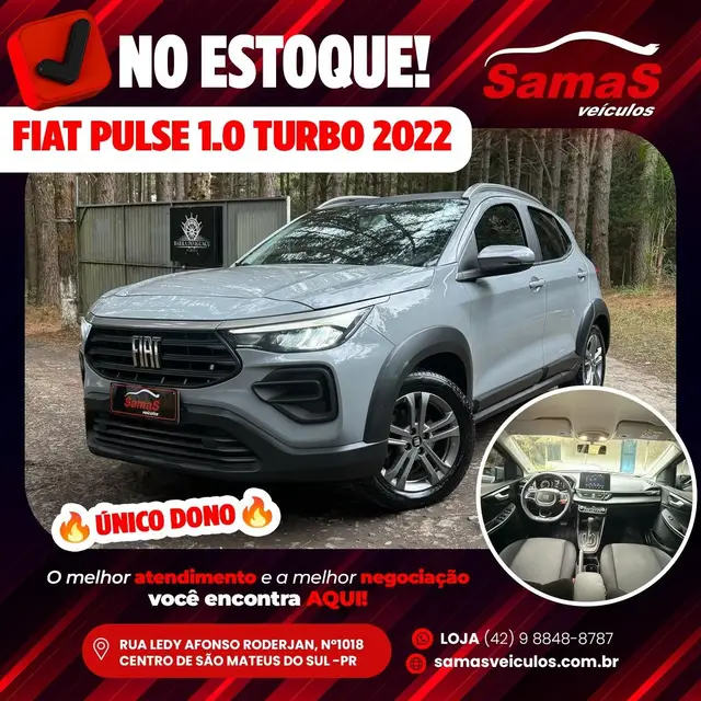 Carro Fiat Pulse 2022 Audace Turbo 200 1.0