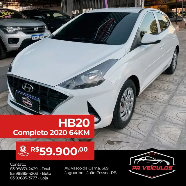 Carro Hyundai HB20 2020 1.0 Sense (Flex)