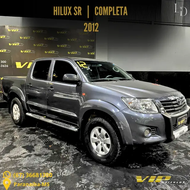 Carro Toyota Hilux Cabine Dupla 2012 Hilux 2.7 SR CD 4x2 (Flex) (Aut)