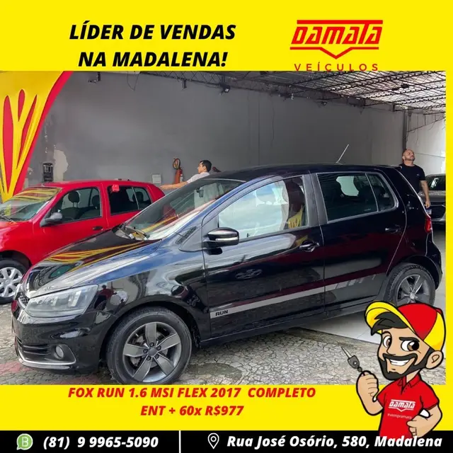 Carro Volkswagen Fox 2017 1.6 MSI Run (Flex)