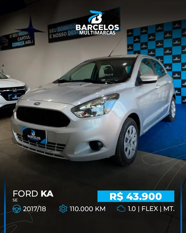 Carro Ford Ka 2018 1.0 SE (Flex)