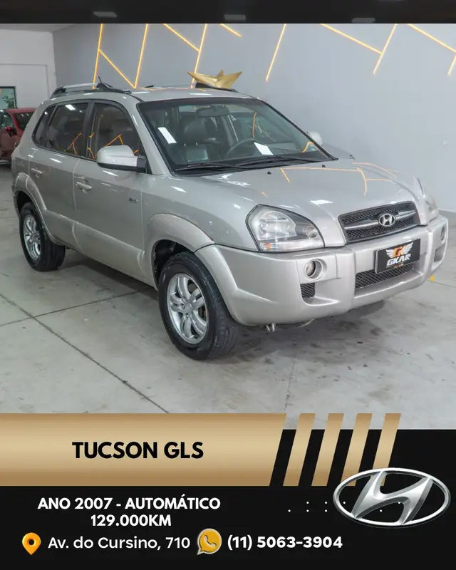 Carro Hyundai Tucson 2007 GLS 2.7 V6 24V (aut)