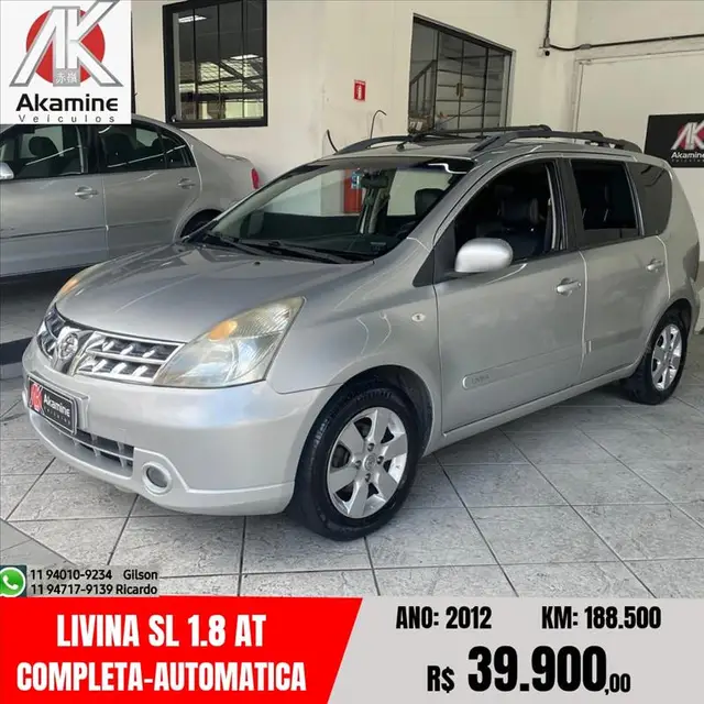 Carro Nissan Grand Livina 2012 SL 1.8 16V (flex) (aut)