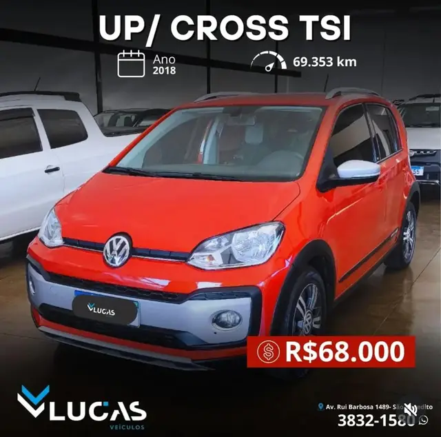 Carro Volkswagen Up! 2018 1.0 12v TSI E-Flex Cross