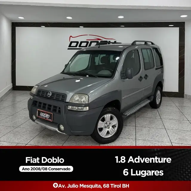 Carro Fiat Doblò 2008 Original Adventure 1.8 8V (Flex)