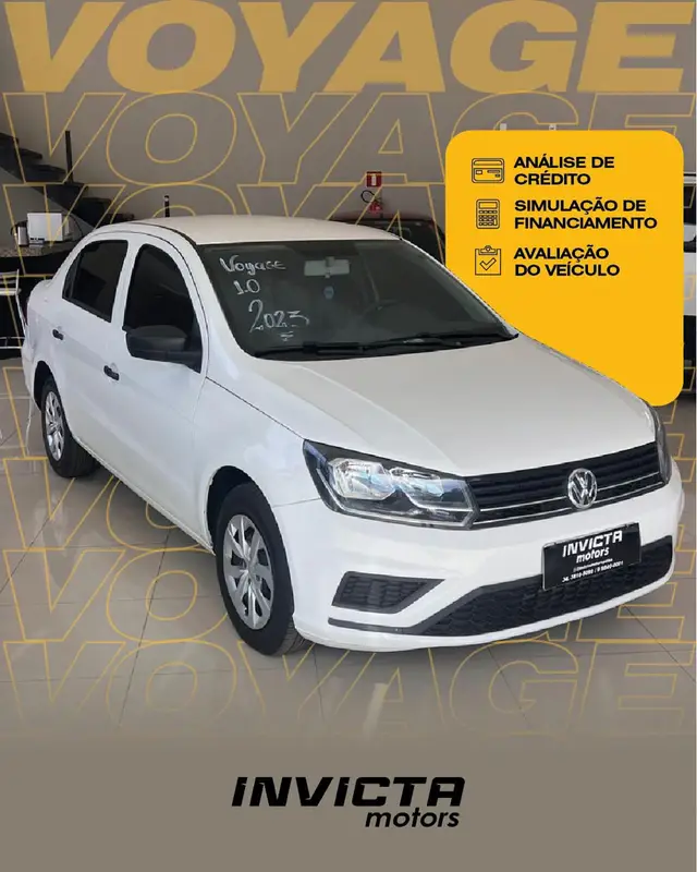 Carro Volkswagen Voyage 2023 1.0 MPI (Flex)