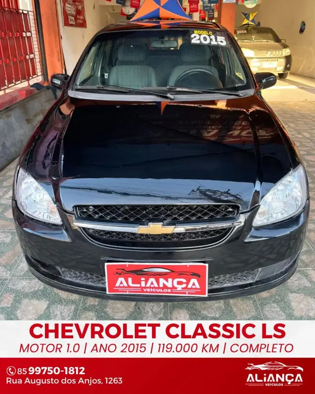 Carro Chevrolet Classic 2015 LS 1.0 VHCE (Flex)