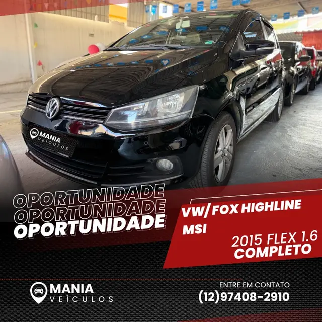 Carro Volkswagen Fox 2015 Highline 1.6 16v MSI (Flex)