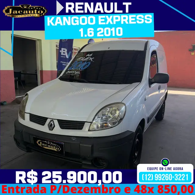 Carro Renault Kangoo Express 2010 1.6 16V Hi-Flex