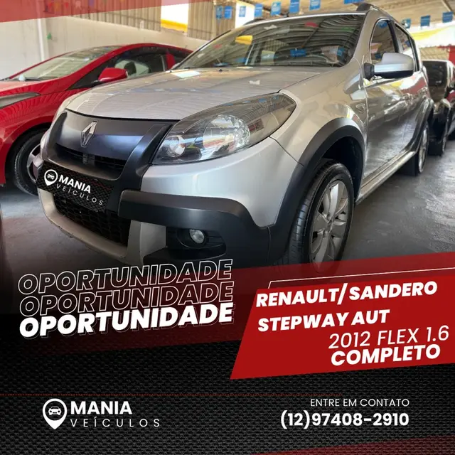 Carro Renault Sandero Stepway 2012 1.6 16V Hi-Flex (aut)
