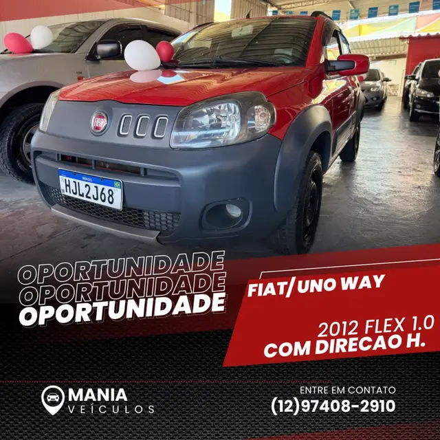 Carro Fiat Uno 2012 Way 1.0 8V (Flex) 4p