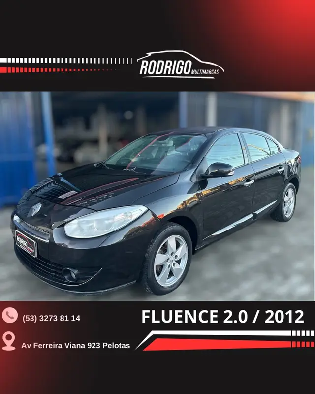Carro Renault Fluence 2012 2.0 16V Dynamique (Flex)