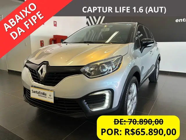 Carro Renault Captur 2018 Life 1.6 16v SCe CVT (Flex)