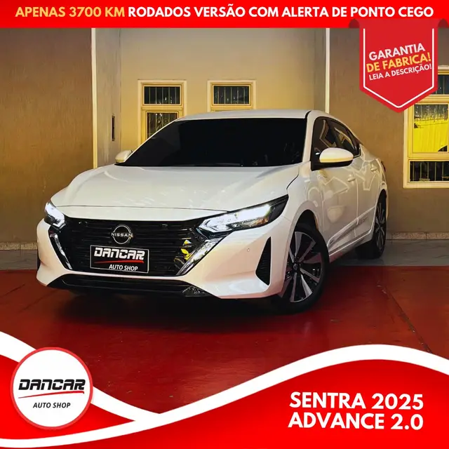 Carro Nissan Sentra 2025 Advance 2.0 16V Aut.