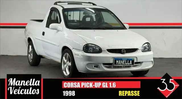 Carro Chevrolet Corsa Pick-Up 1998 Corsa Pick Up GL 1.6 MPFi
