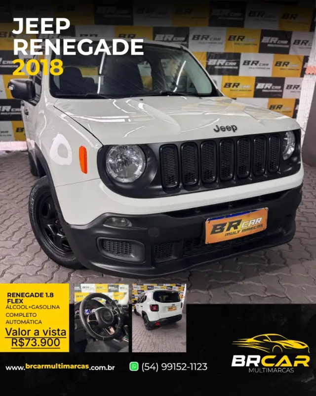 Carro Jeep Renegade 2018 1.8 (Aut) (Flex)