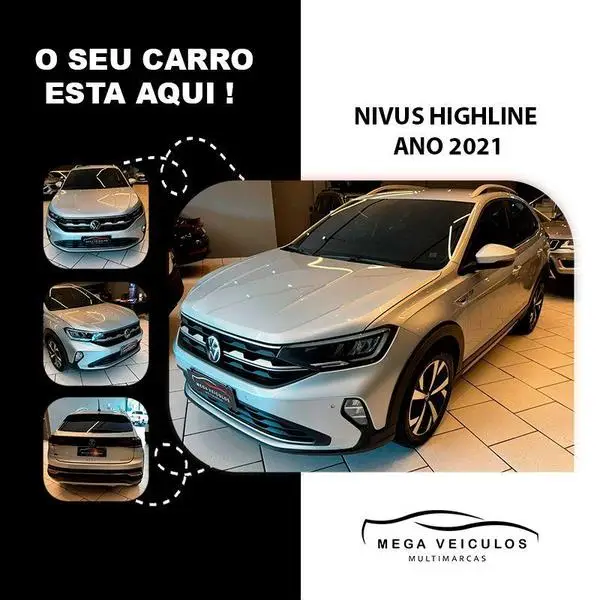 Carro Volkswagen Nivus 2021 Comfortline 1.0 Turbo (Aut) (Flex)