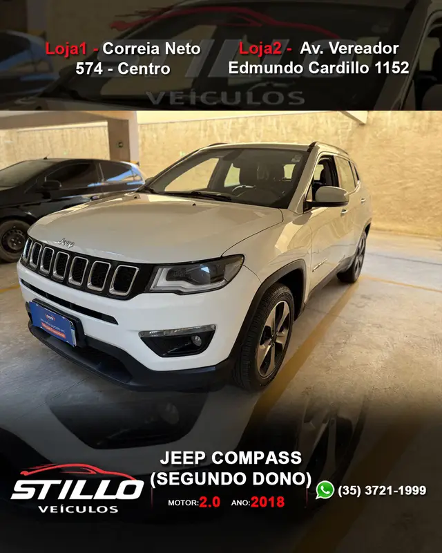 Carro Jeep Compass 2018 2.0 Longitude 4x2 (Aut) (Flex)