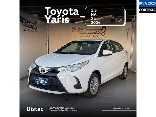 Carro Toyota Yaris 2024 XL 1.5 (Flex) (Aut)