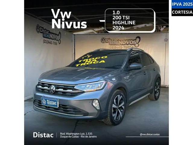 Carro Volkswagen Nivus 2024 Highline 200 TSI