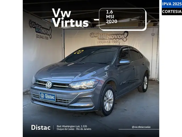 Carro Volkswagen Virtus 2020 1.6 MSI 16V (Flex)