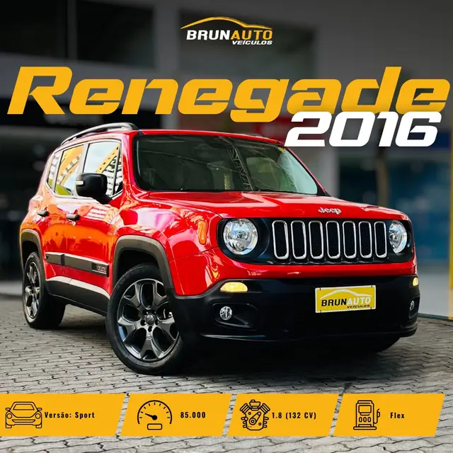 Carro Jeep Renegade 2016 Sport 1.8 4x2 (Aut) (Flex)