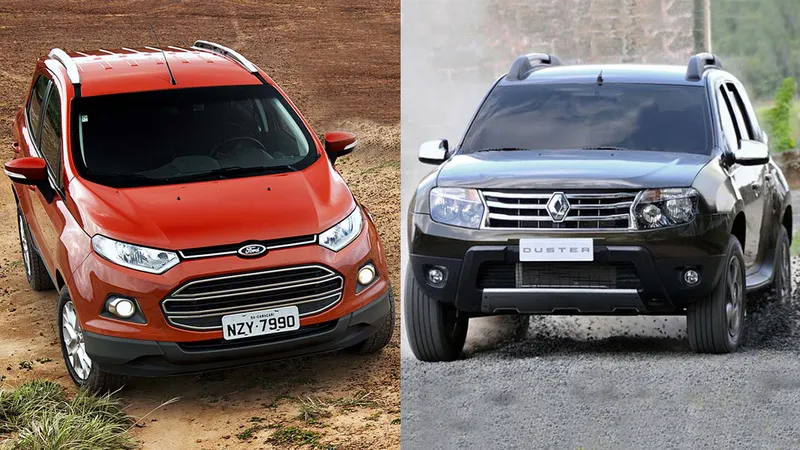 Renault Duster e Ford EcoSport: a 1ª grande rivalidade de SUVs nacionais