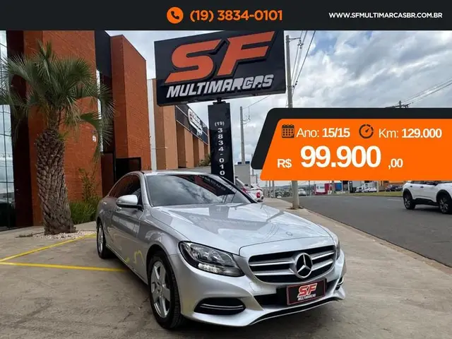 Carro Mercedes-Benz Classe C 2015 C 180 1.6 CGI Turbo