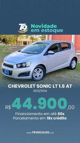 Carro Chevrolet Sonic 2014 Hatch LTZ 1.6 (Aut)
