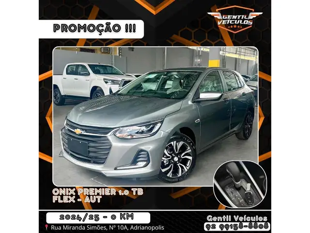 Carro Chevrolet Onix Plus 2025 Premier 1.0 Turbo (Aut.)