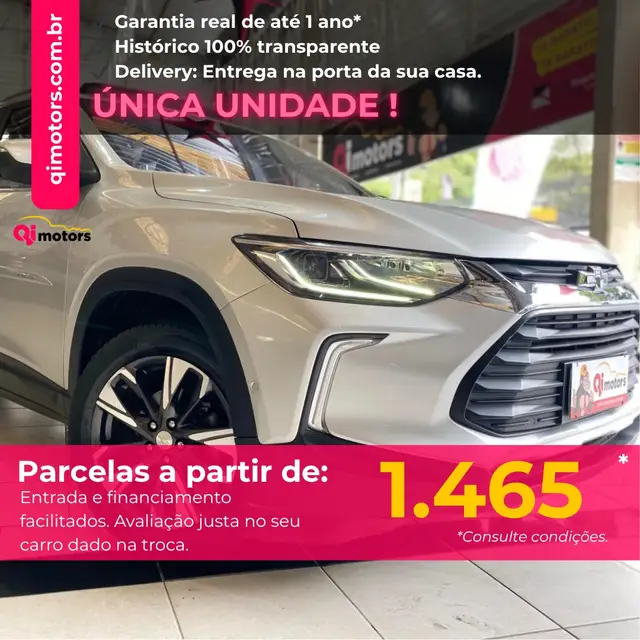 Carro Chevrolet Tracker 2021 Premier 1.2 Turbo (Flex) (Aut)