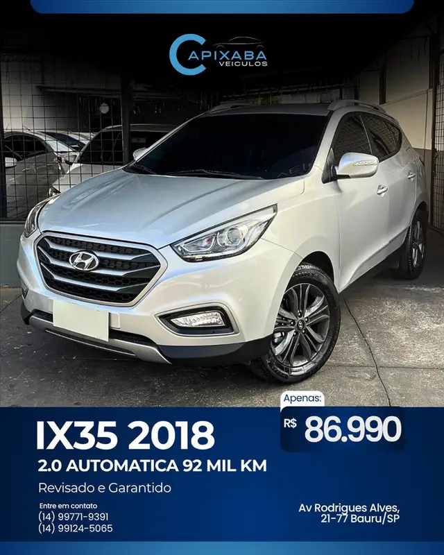 Carro Hyundai ix35 2018 2.0 GL 2WD (Aut) (Flex)