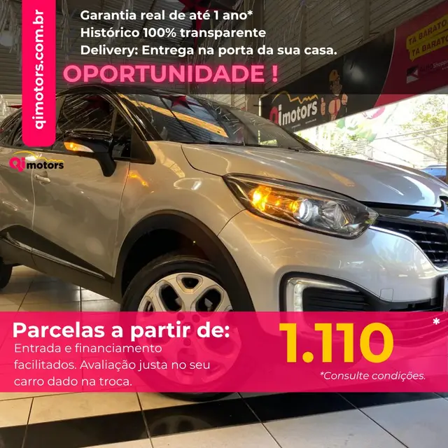 Carro Renault Captur 2018 Zen 1.6 16v SCe CVT (Flex)