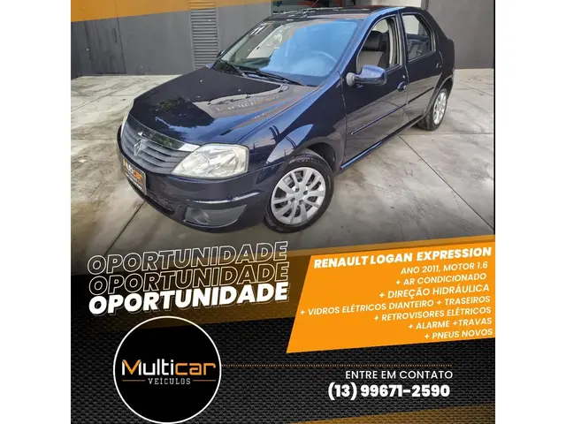 Carro Renault Logan 2011 Expression 1.6 8V Hi-Torque (flex)