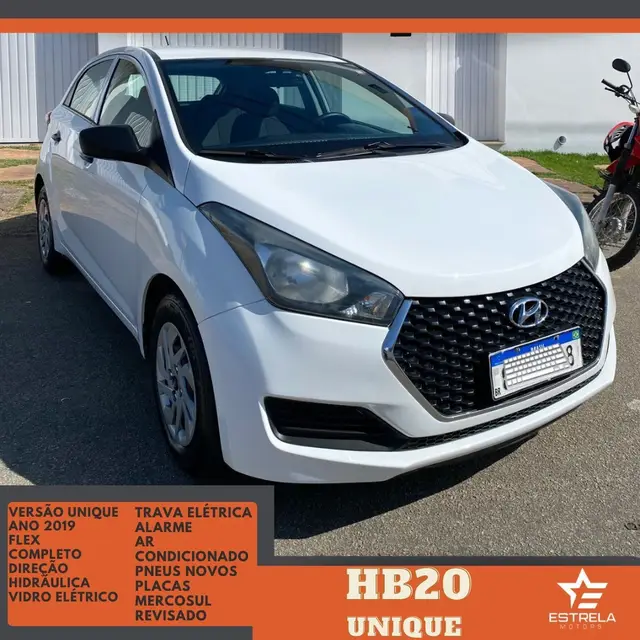 Carro Hyundai HB20 2019 1.0 Unique (Flex)