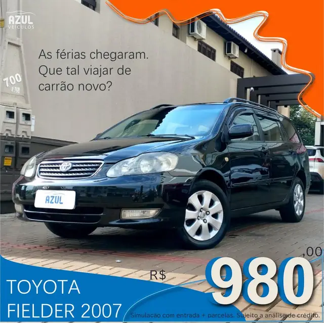 Carro Toyota Fielder 2007 1.8 16V (aut)