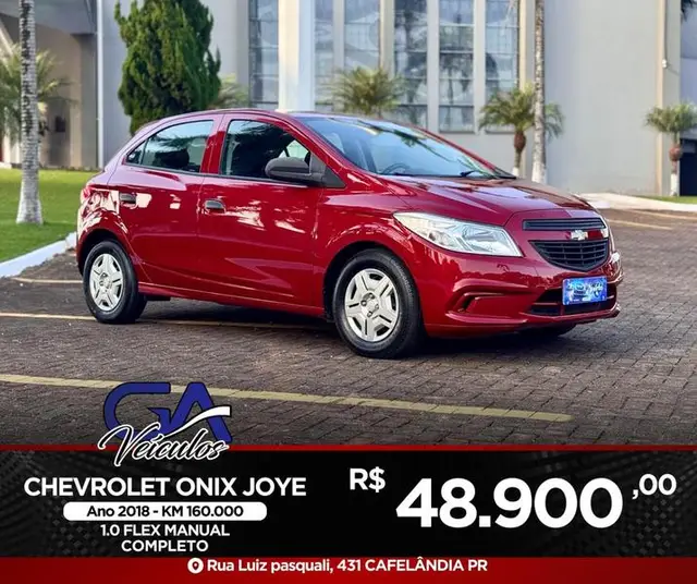 Carro Chevrolet Onix 2018 1.0 Joy SPE/4