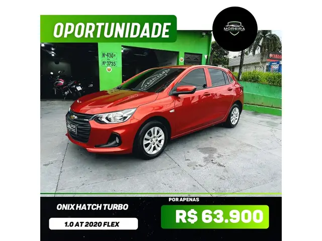 Carro Chevrolet Onix 2020 LT 1.0 (Flex)