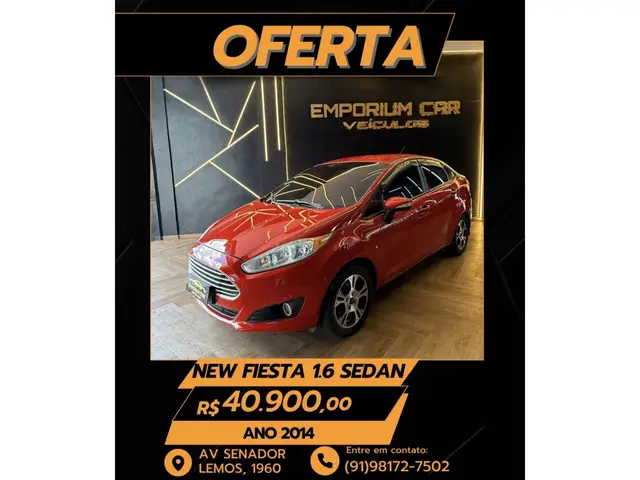 Carro Ford New Fiesta Hatch 2014 New Fiesta SE 1.6 16V