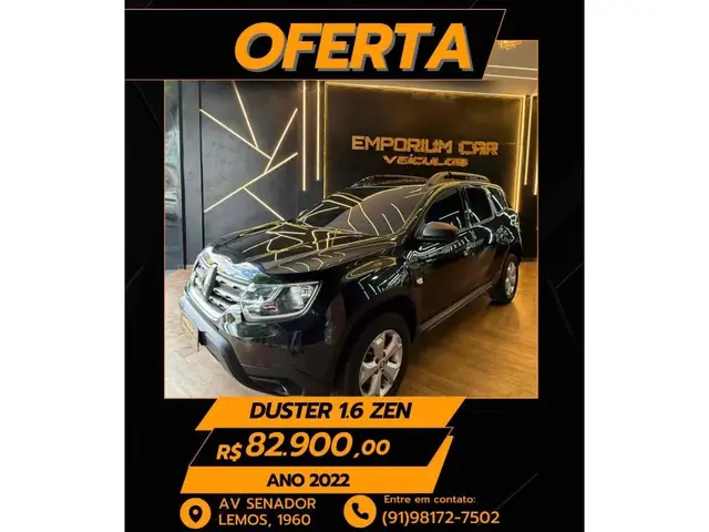 Carro Renault Duster 2022 Zen 1.6 16V (Flex)