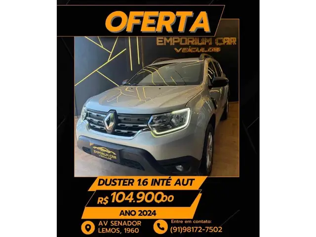 Carro Renault Duster 2024 Iconic 1.6 16V (Flex) (Aut)
