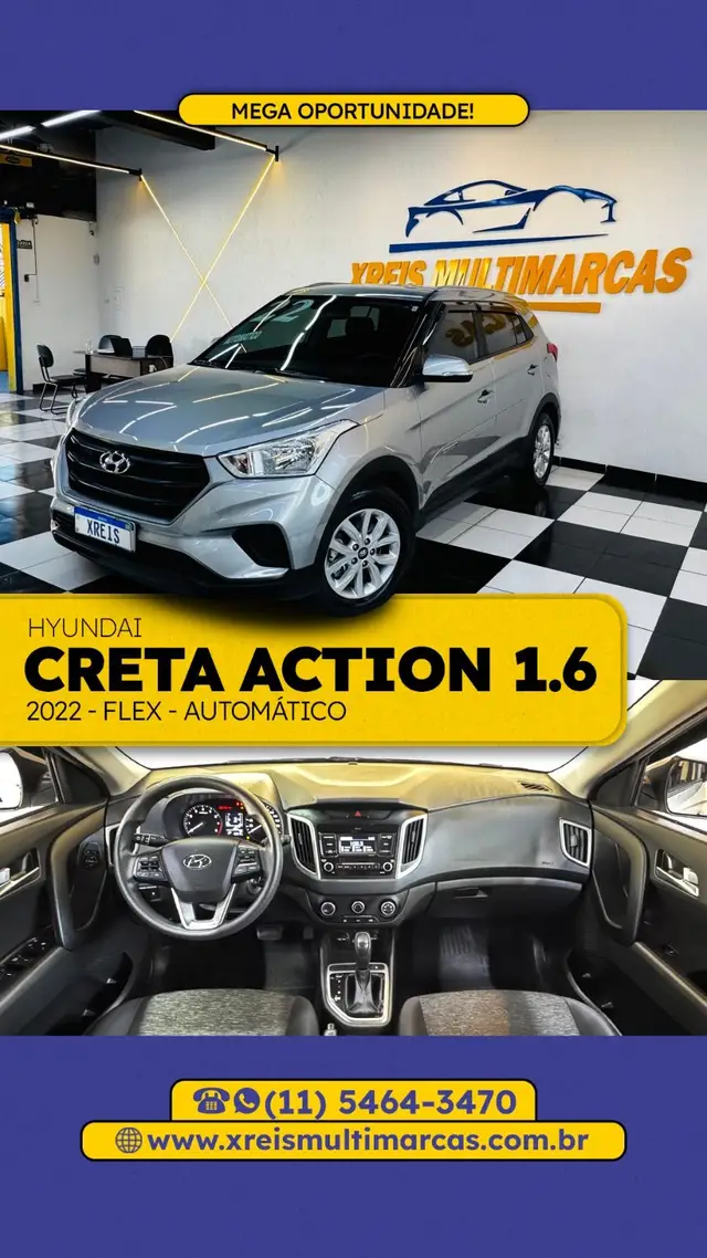 Carro Hyundai Creta 2022 Action 1.6