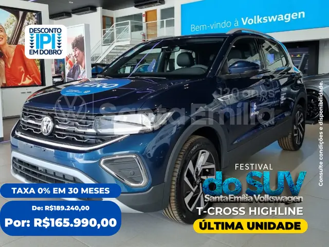 Carro Volkswagen T-Cross 2025 1.4 TSI Highline (Aut) (Flex)