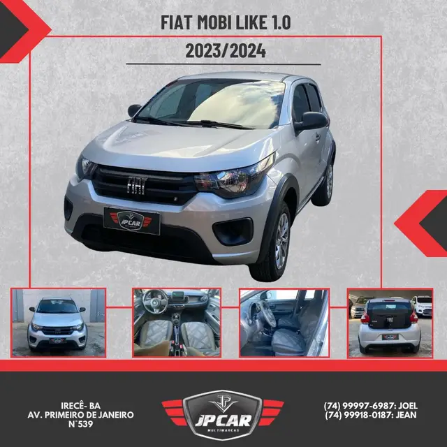 Carro Fiat Mobi 2024 Like 1.0